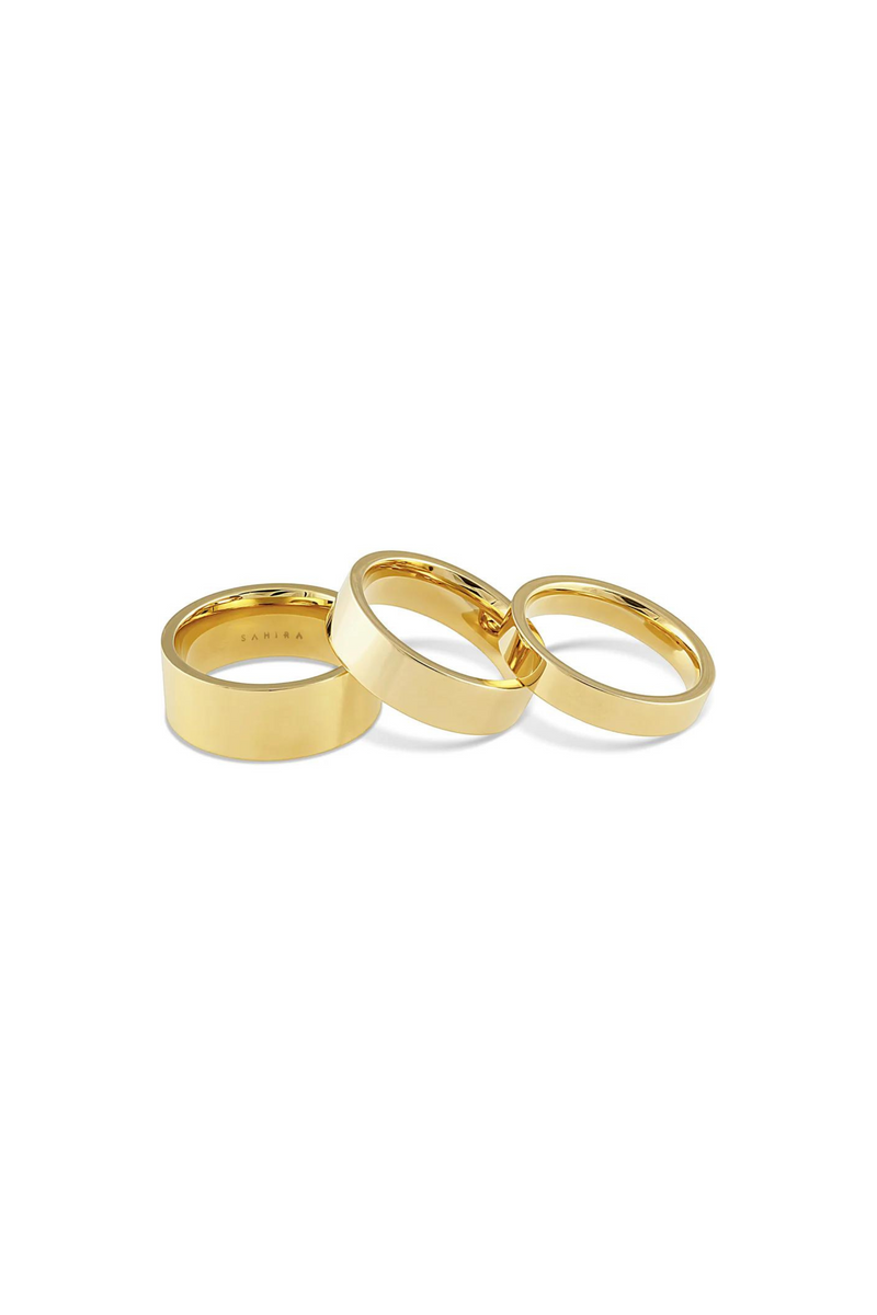 Sahira Flat Stack Ring Set