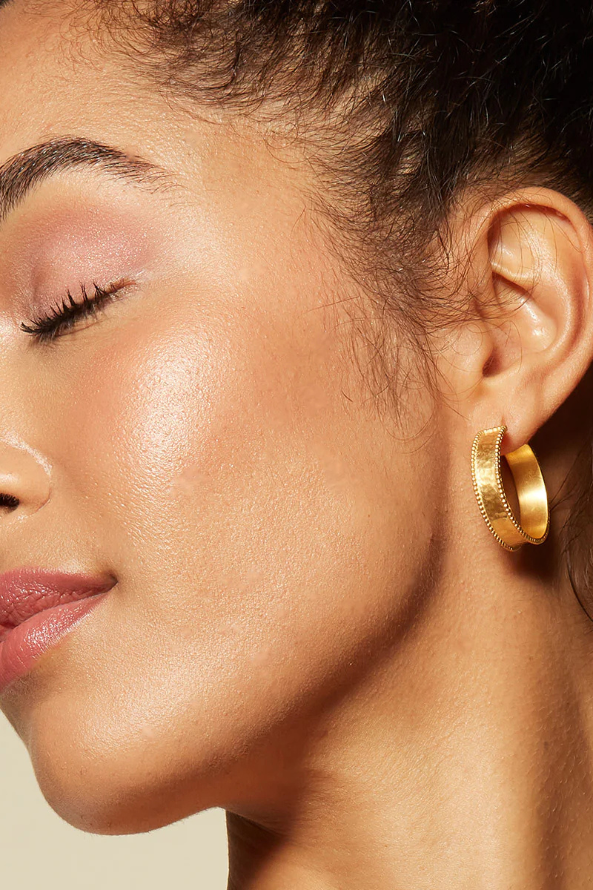 Satya Bold Spirit Gold Hoops