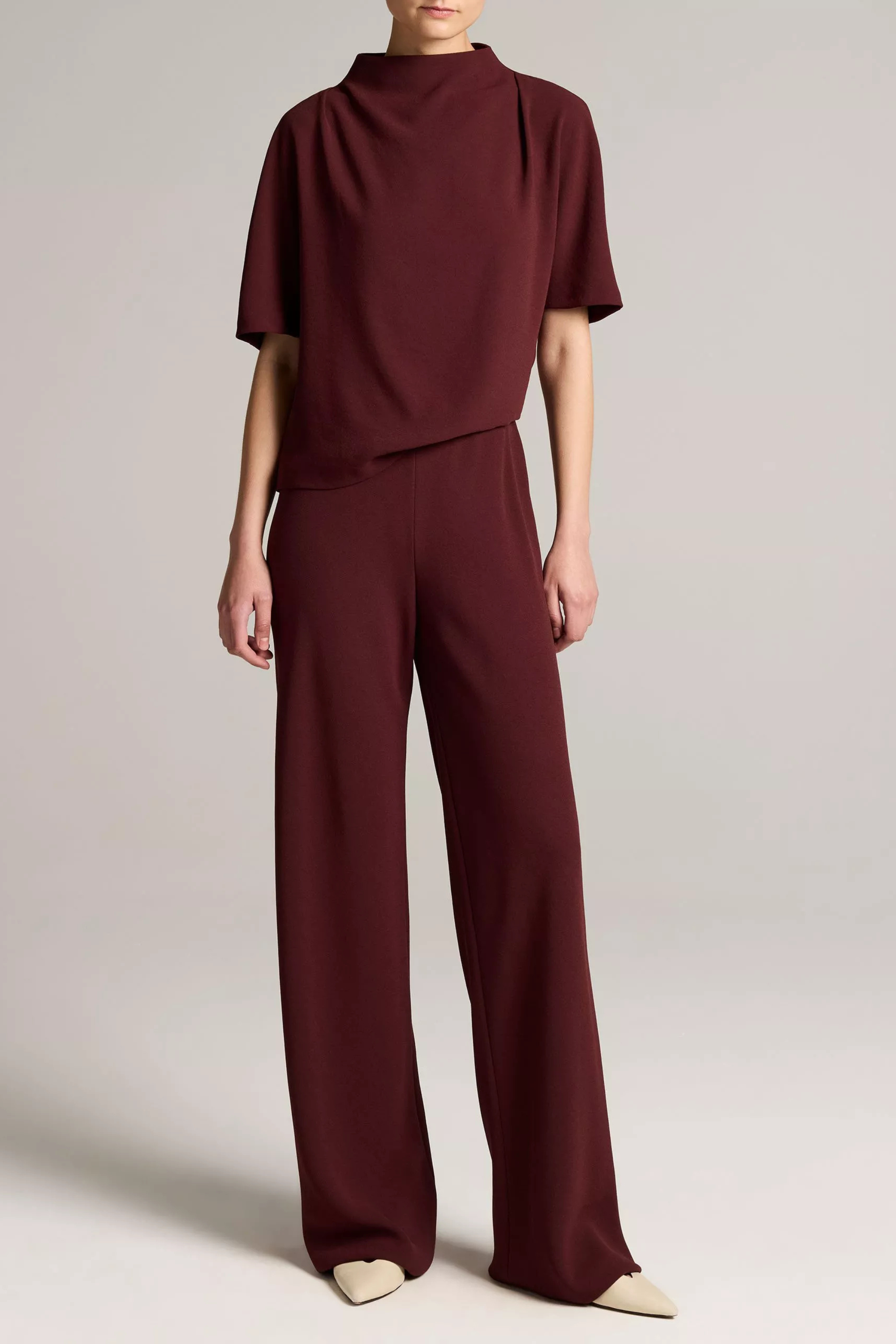 Vince Colette High Waist Crepe Bias Pant