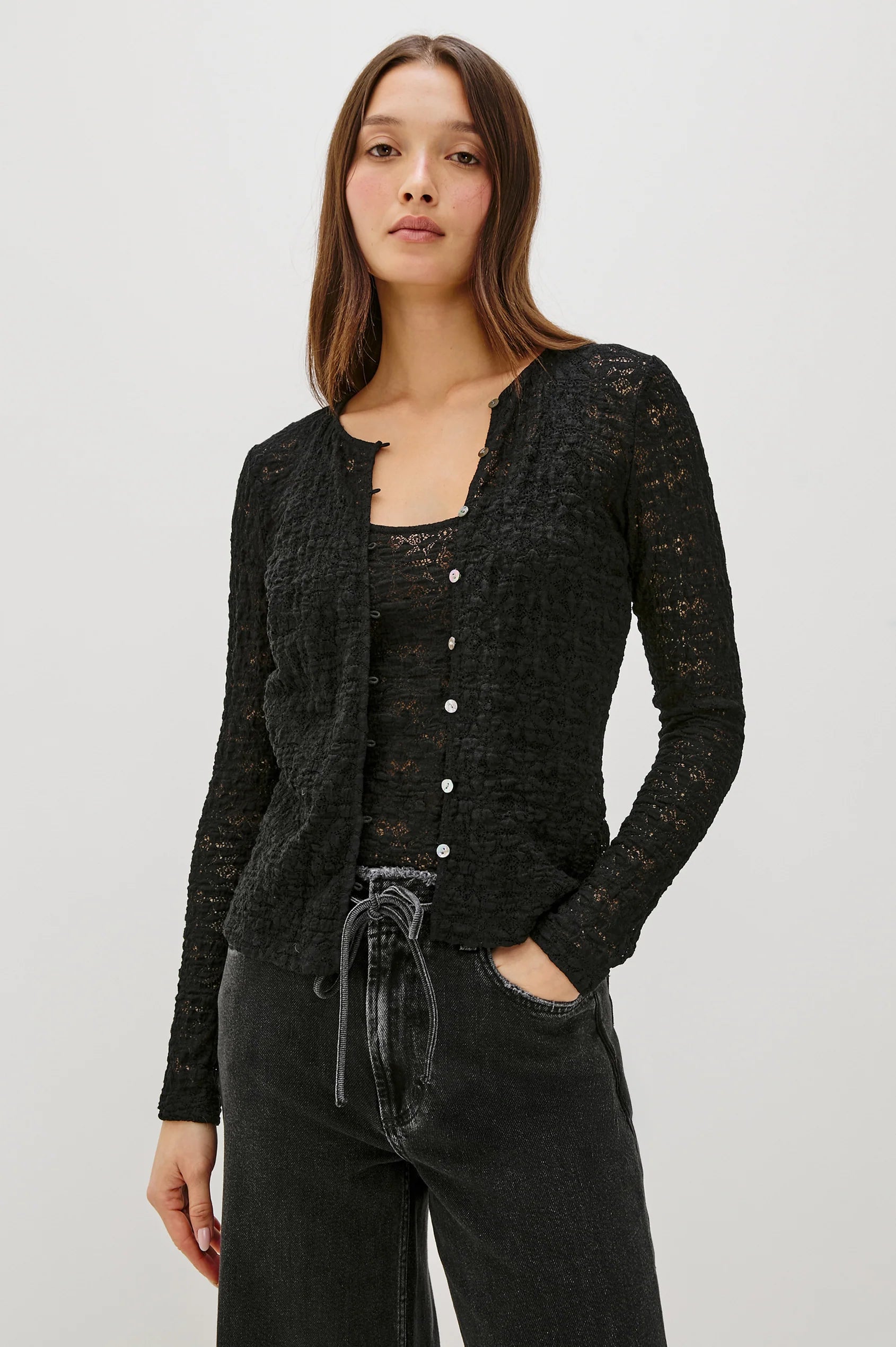 Rails Cyrah Cardi Top