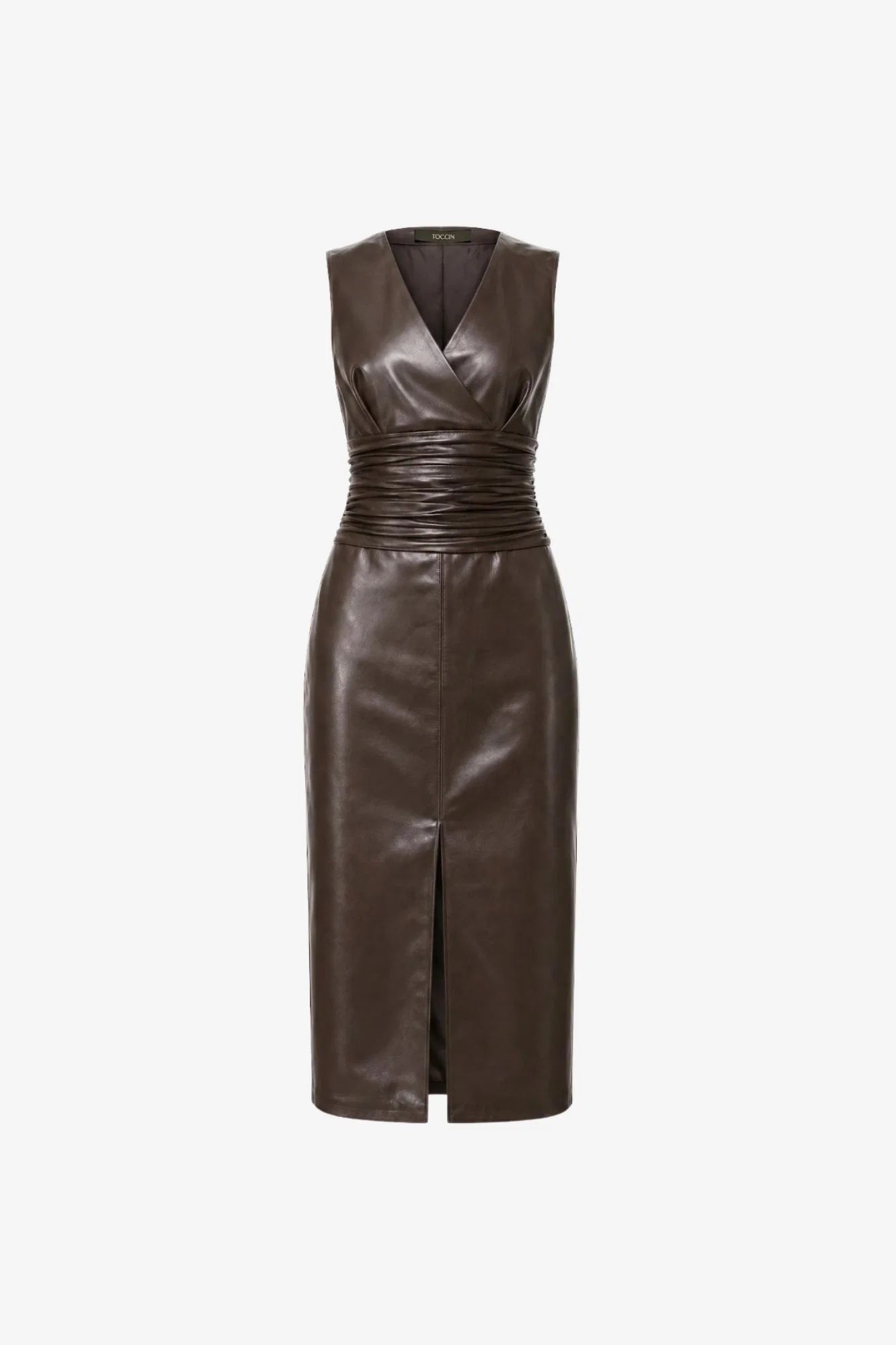 Toccin Fabiana V-Neck Midi Dress
