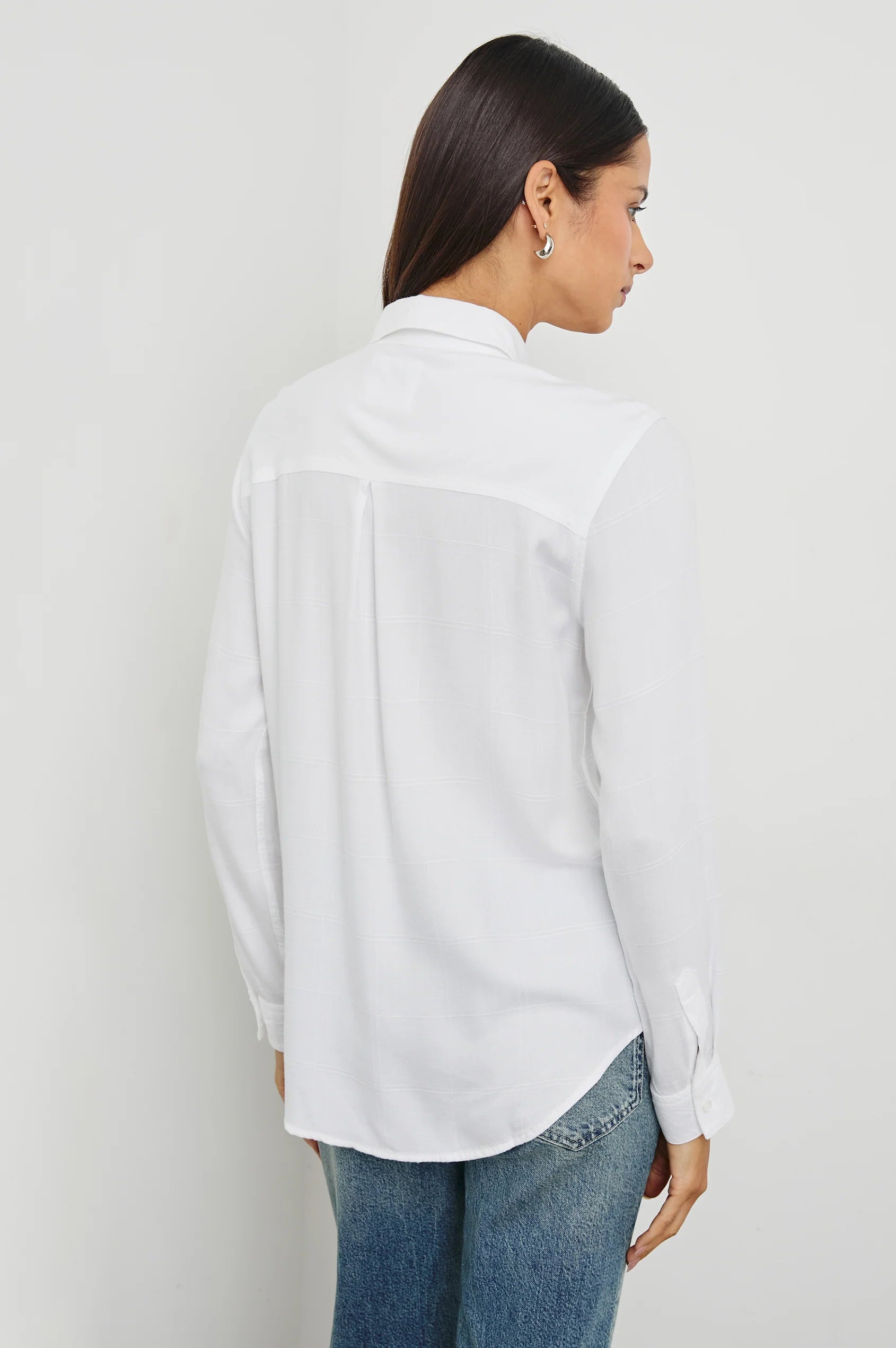 Rails Hunter Blouse in Ivory Check
