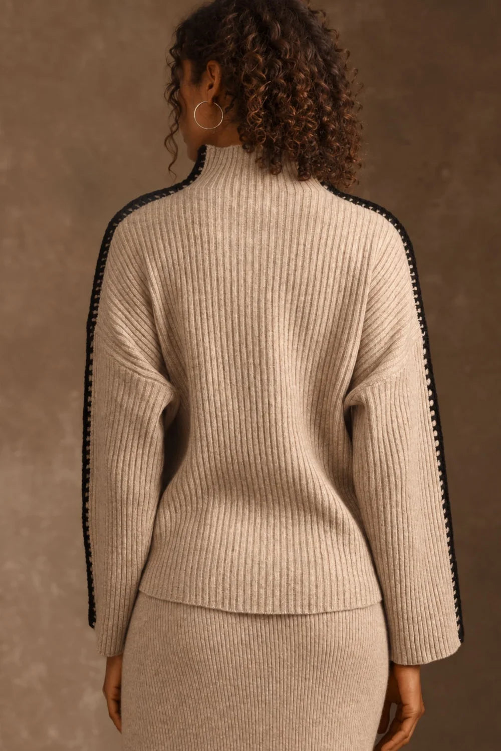 27 Miles Mochi Mockneck Whip Stitch