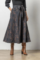 Lilla P Belted Skirt