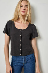 Lilla P Button Front Flutter