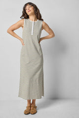 Lilla P Henley Maxi Dress