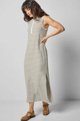 Lilla P Henley Maxi Dress