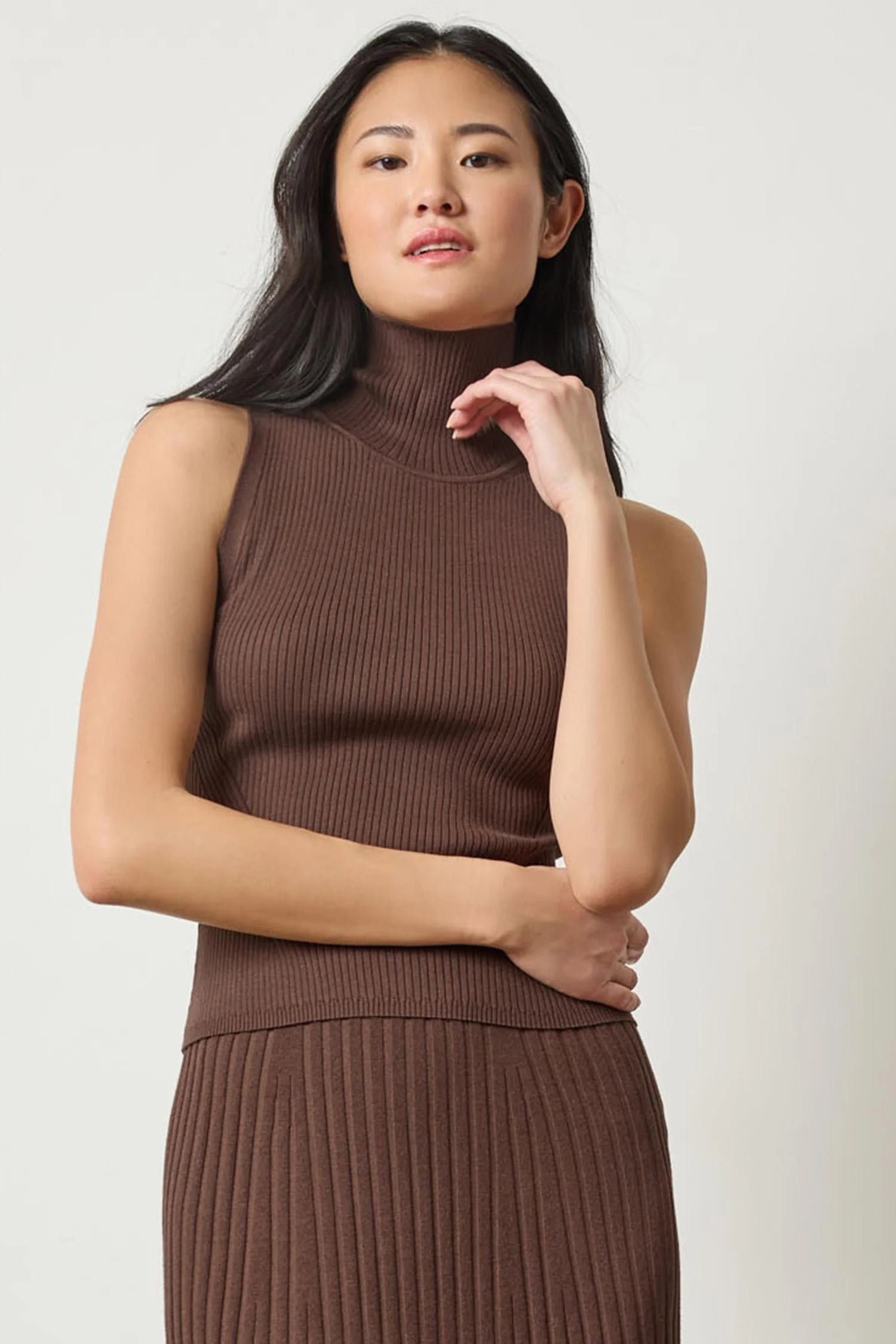 Lilla P Ribbed Sleeveless Sweater