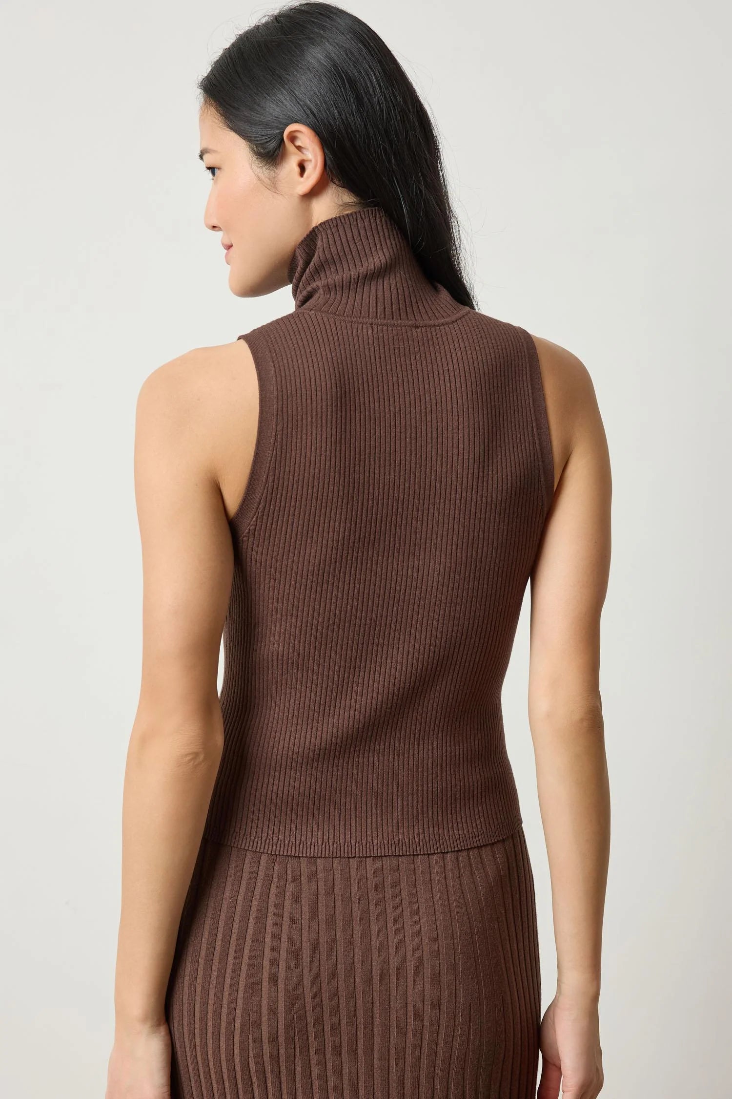 Lilla P Ribbed Sleeveless Sweater