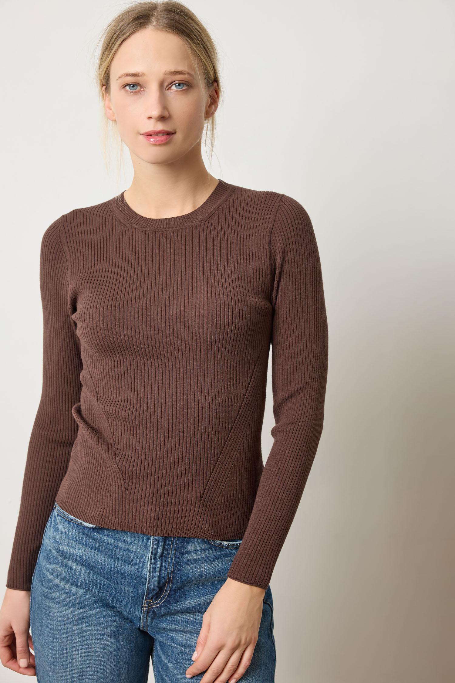 Lilla P Fitted Crewneck Sweater