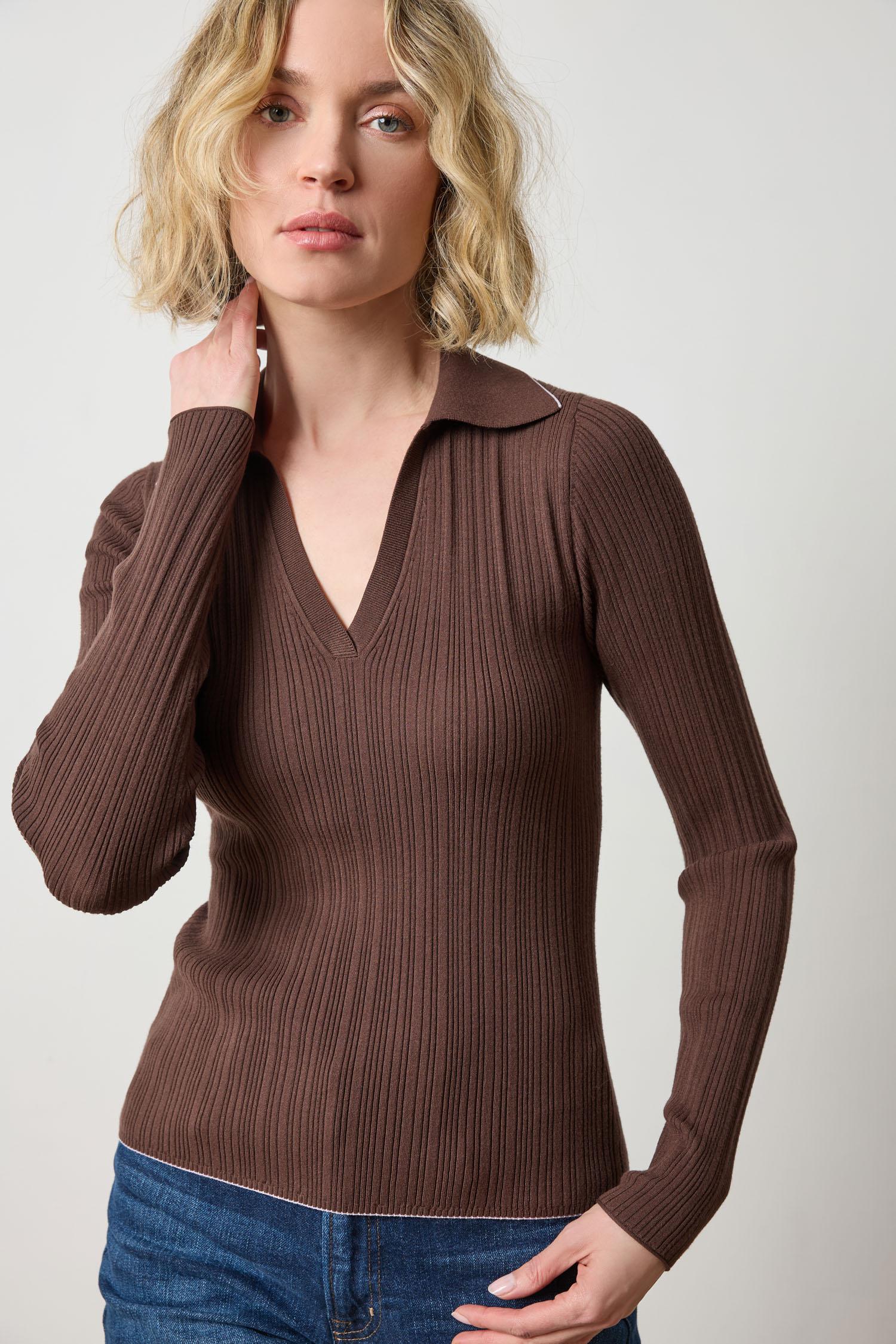 Lilla P L/S Henley Sweater
