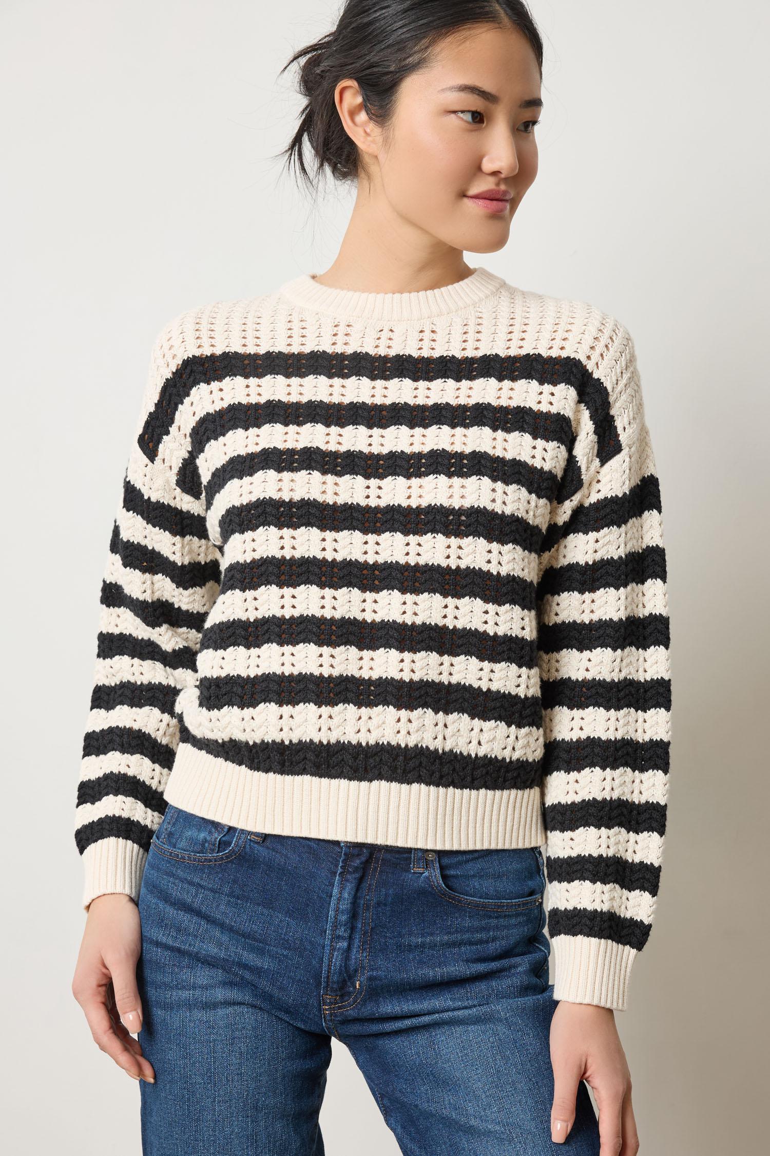 Lilla P Stripe Stitch Sweater
