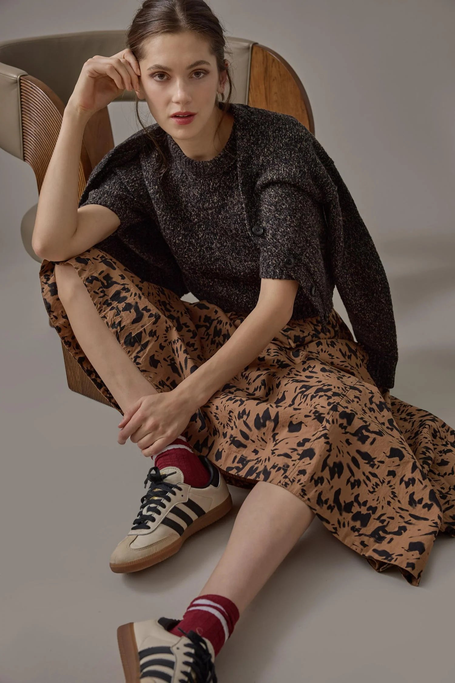 Lilla P S/S Marled Pullover