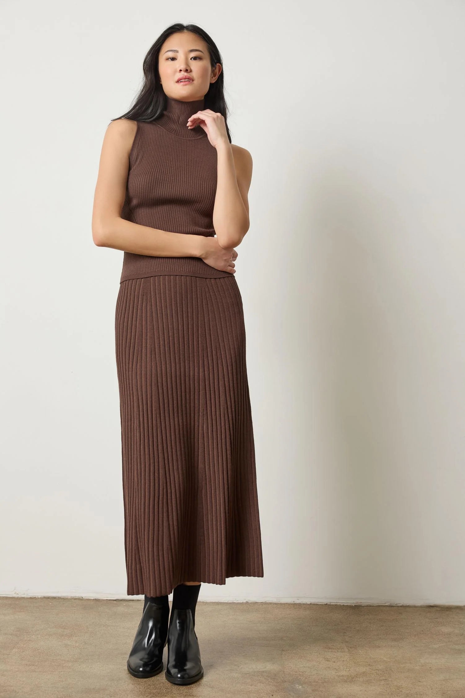 Lilla P Ribbed Skirt