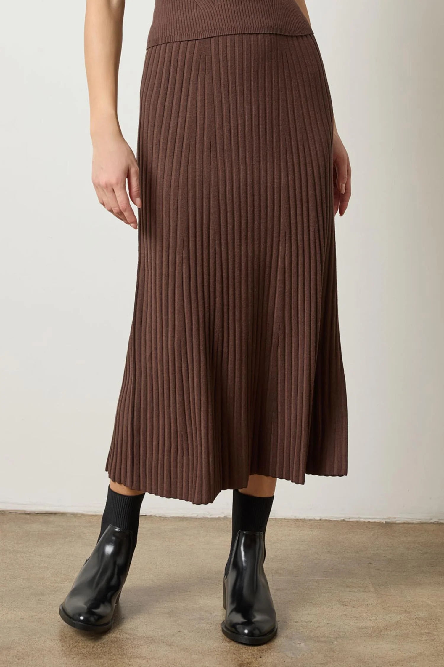 Lilla P Ribbed Skirt