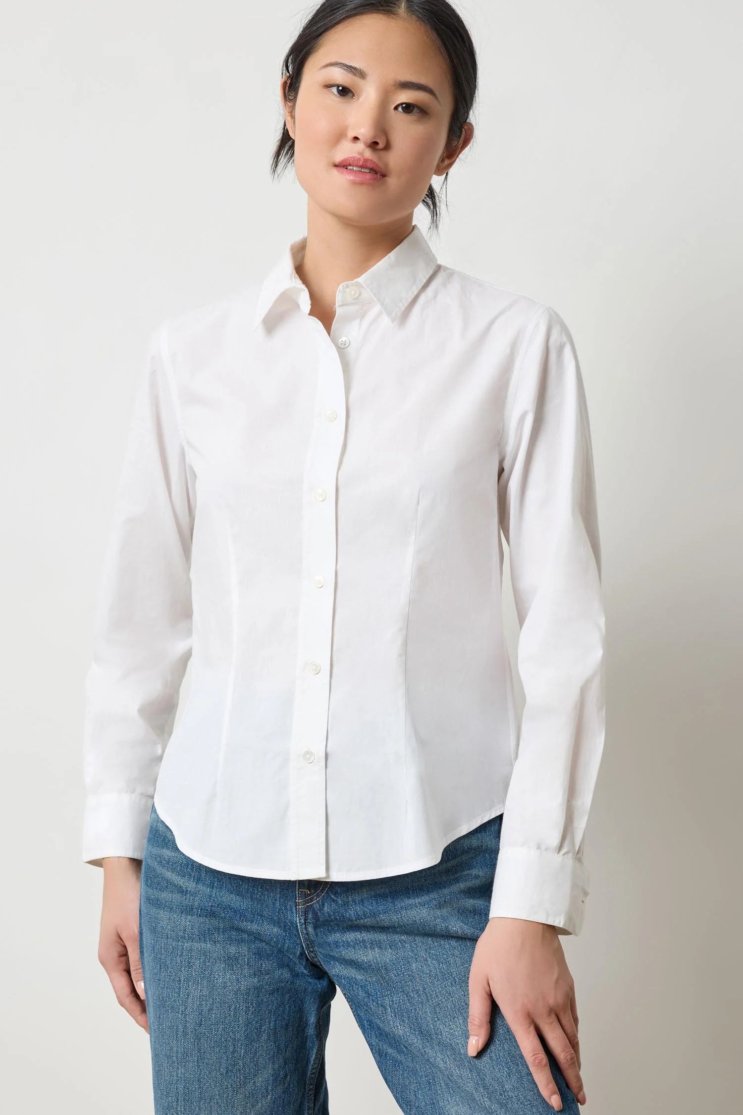 Lilla P Slim Button Down