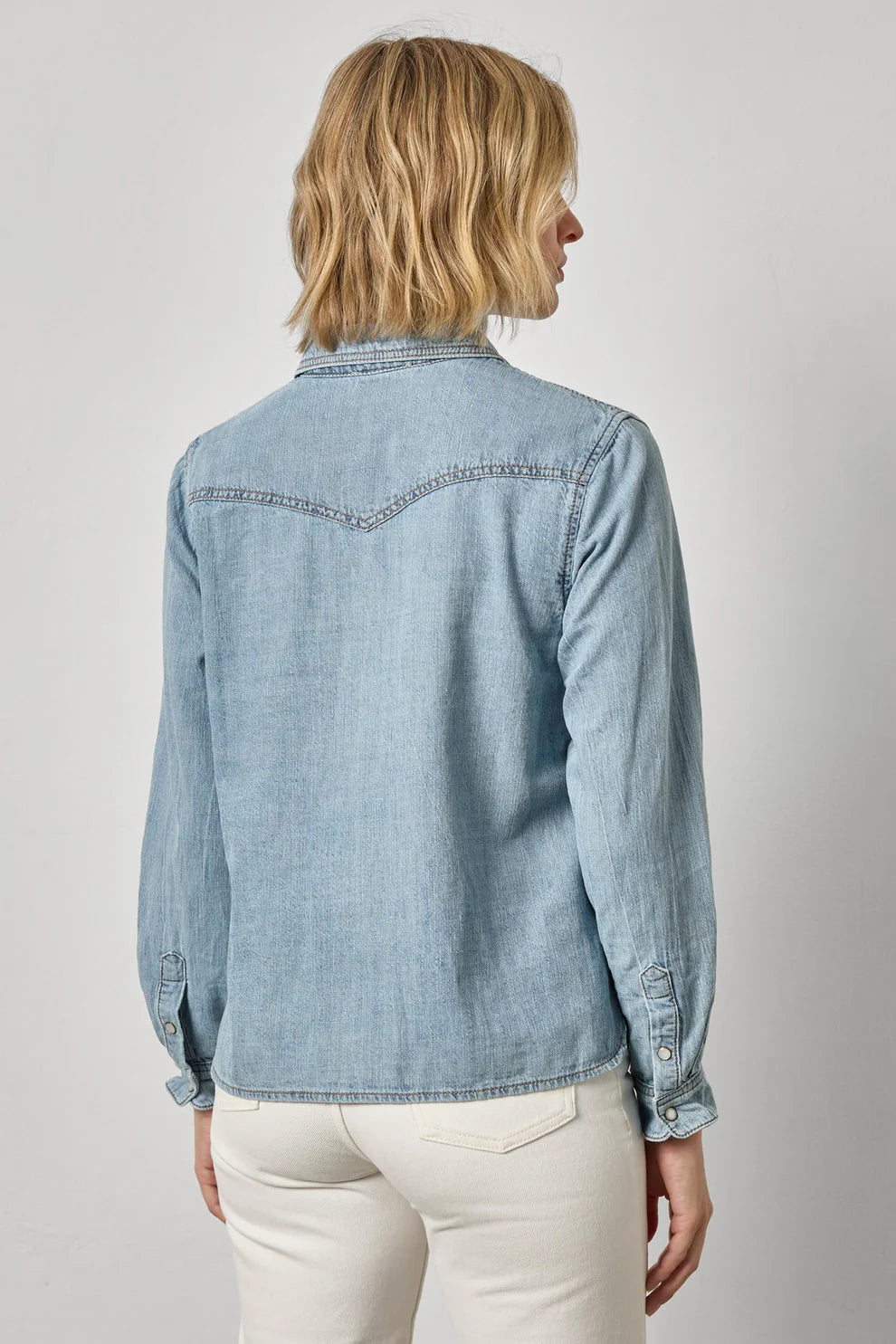 Lilla P Denim Button Down