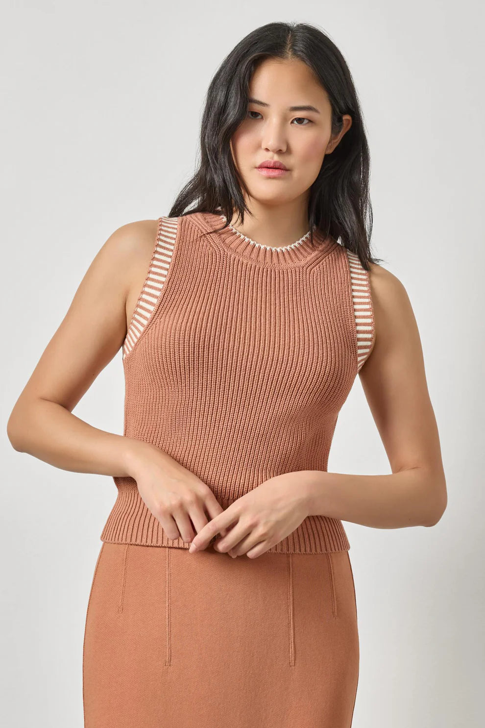 Lilla P Sleeveless Crew Sweater
