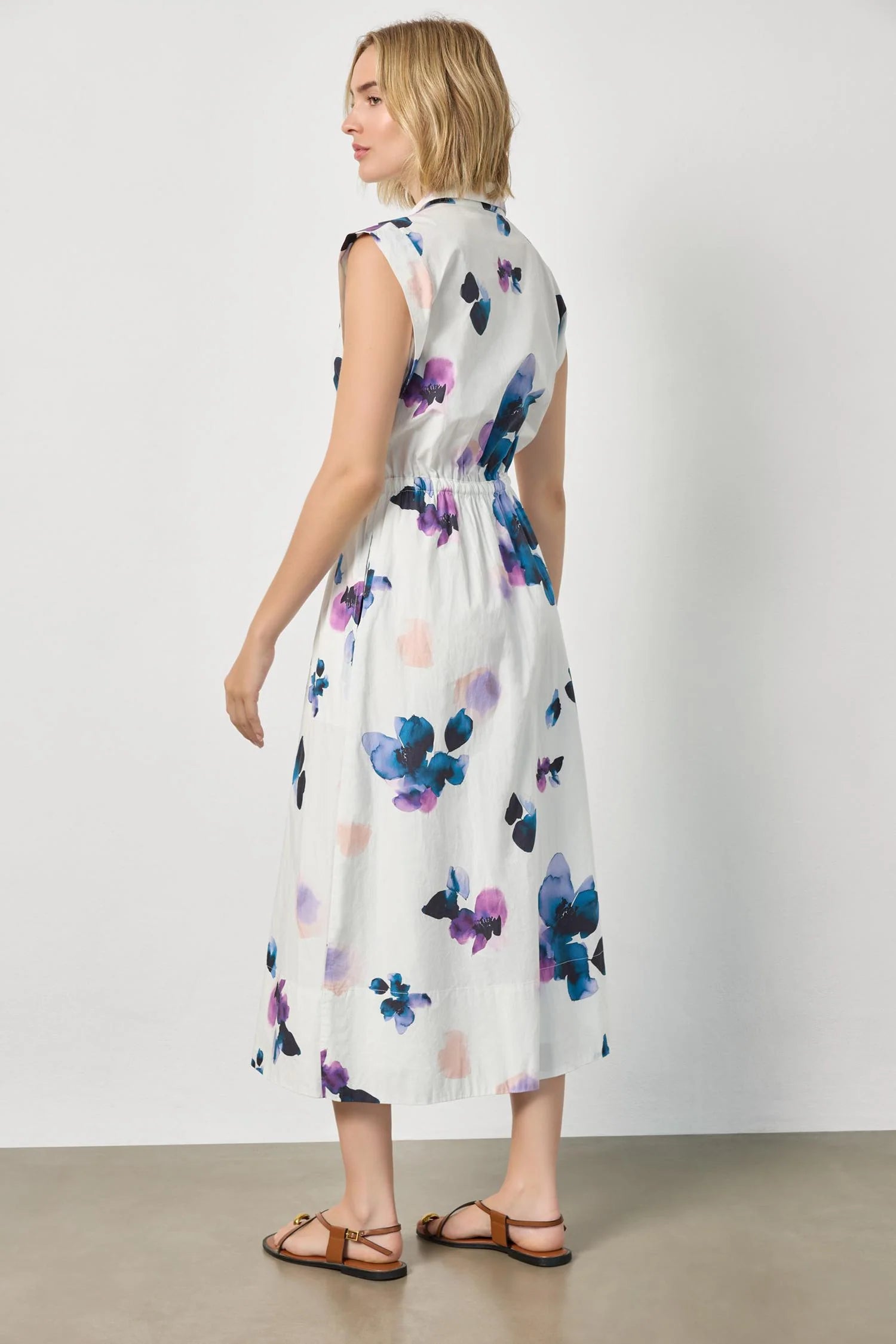 Lilla P Gusset Sleeve Maxi Dress