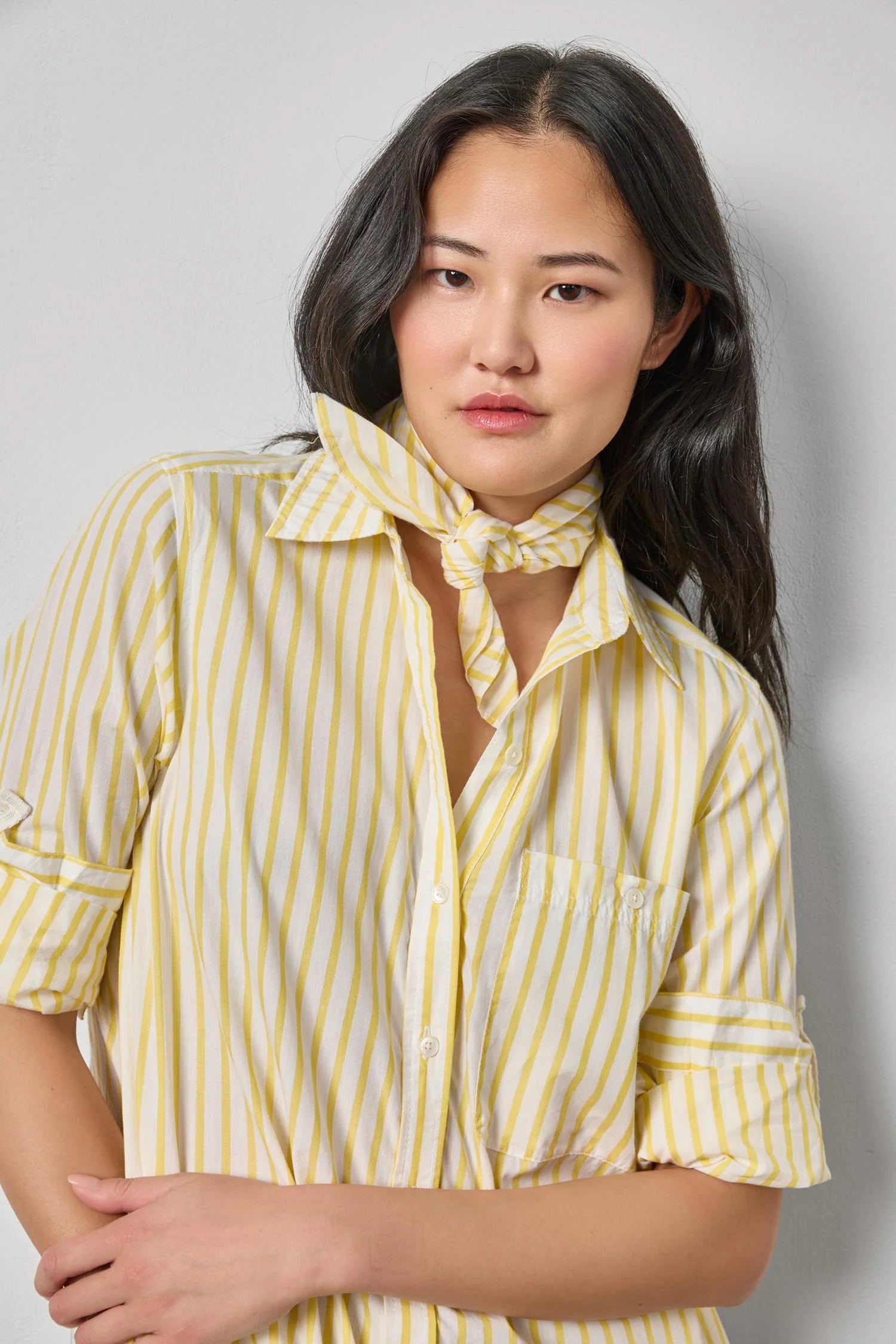 Lilla P Striped Shirt Dress