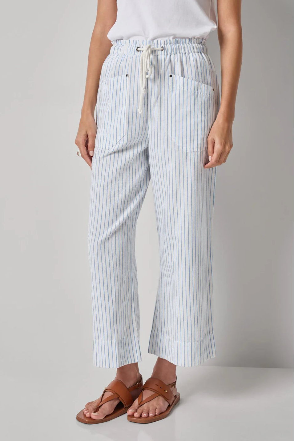 Lilla P Striped Pant