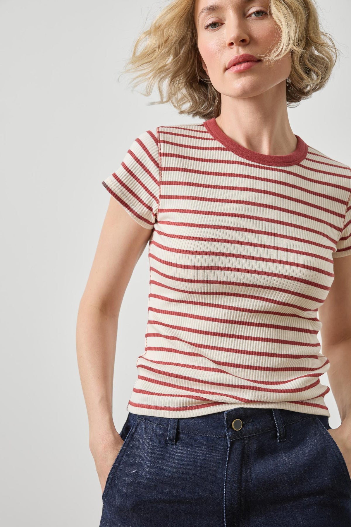 Lilla P Ribbed S/S Crew