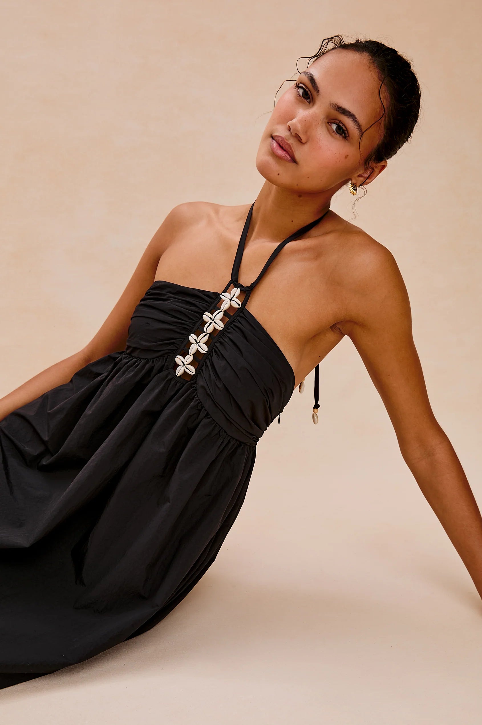 Rails Palazzo Halter Dress
