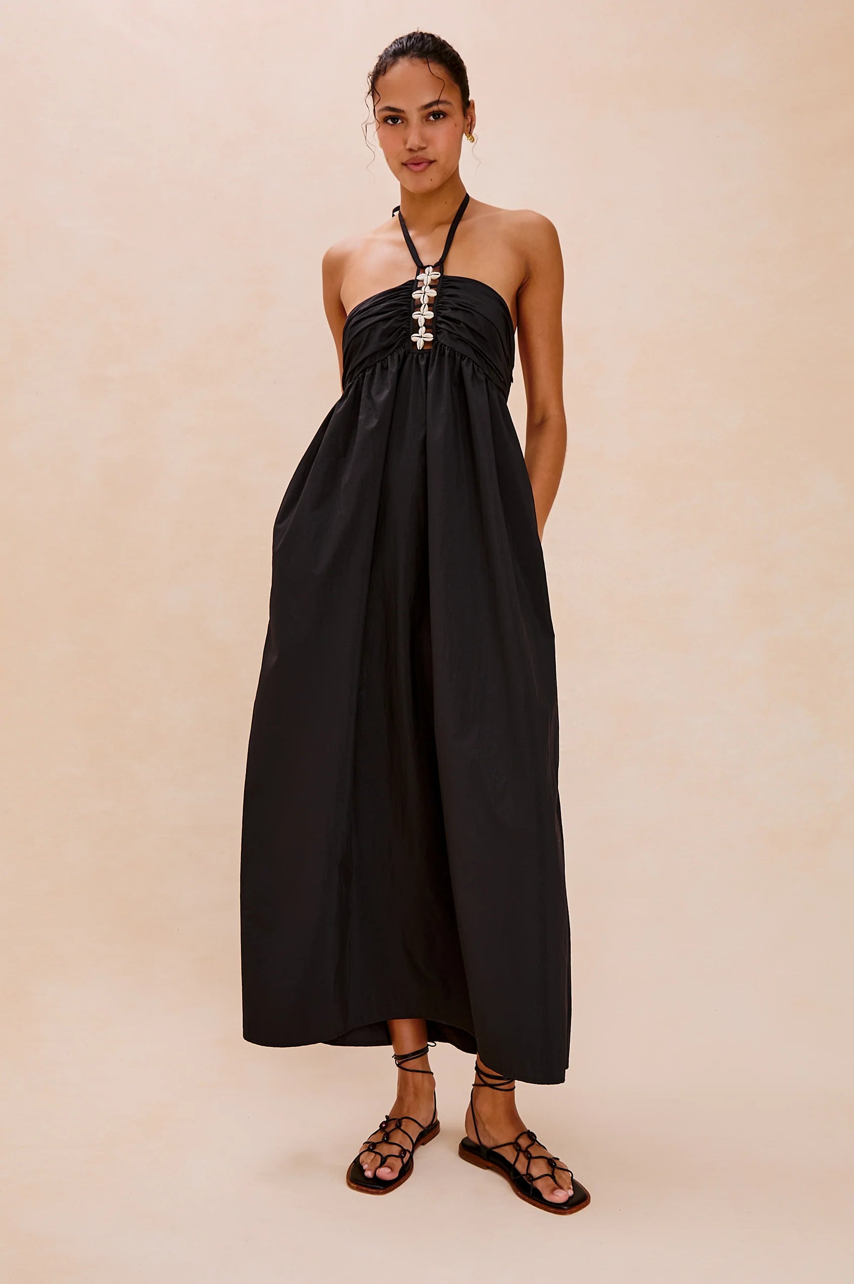 Rails Palazzo Halter Dress