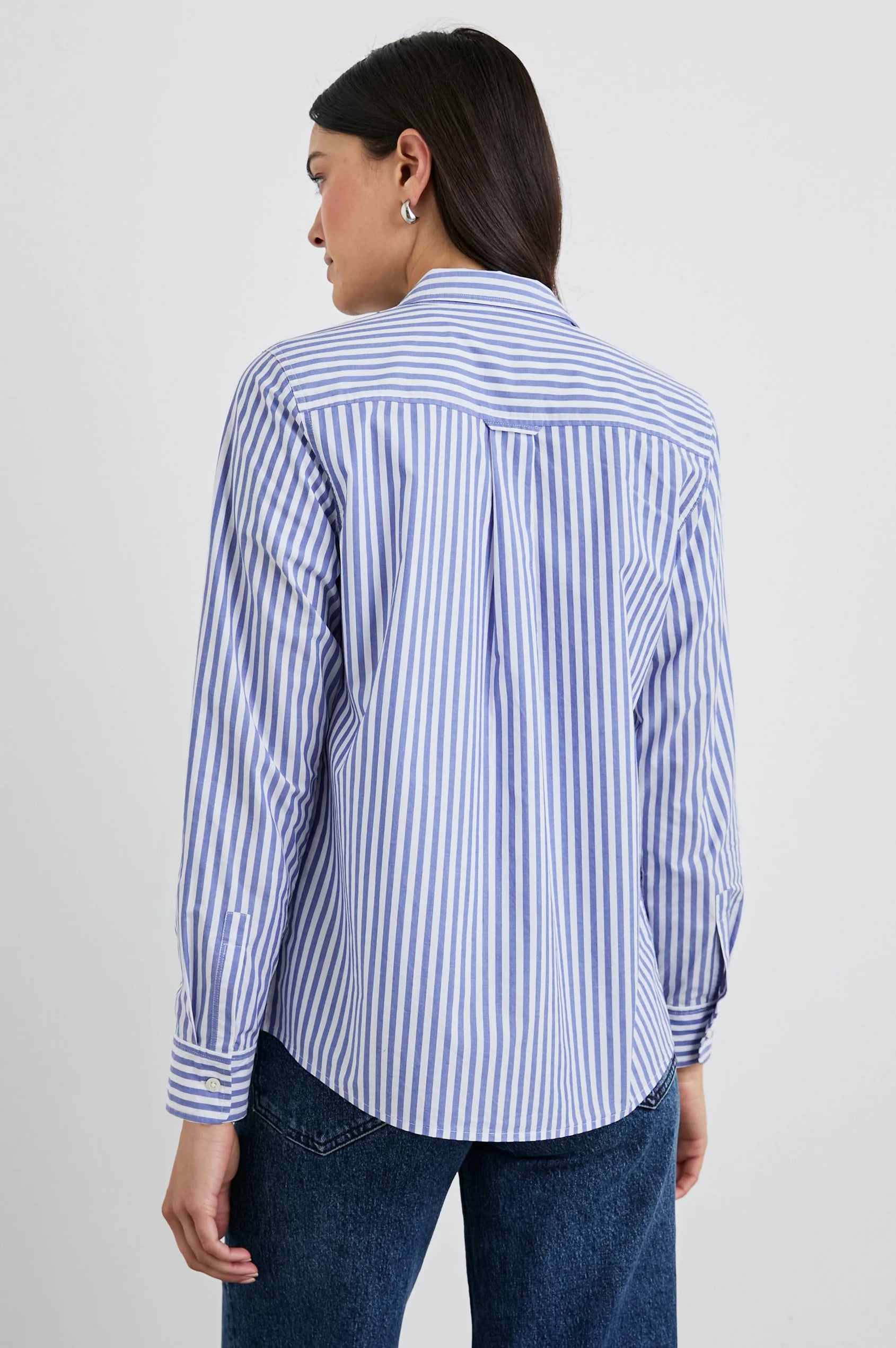 Rails Stina Shirt in Oxford White Stripe