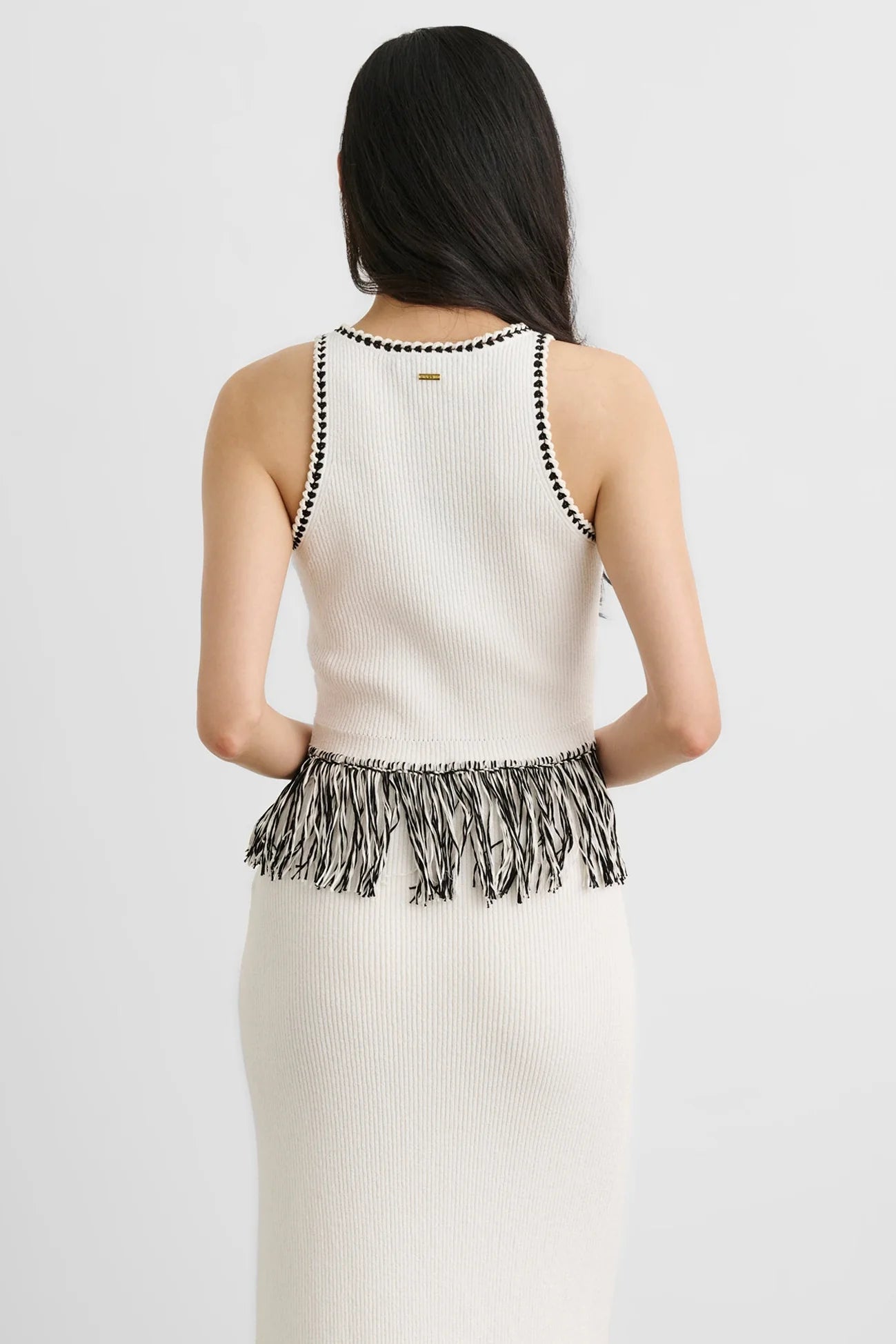 Toccin Dottie Fringe Racer Tank