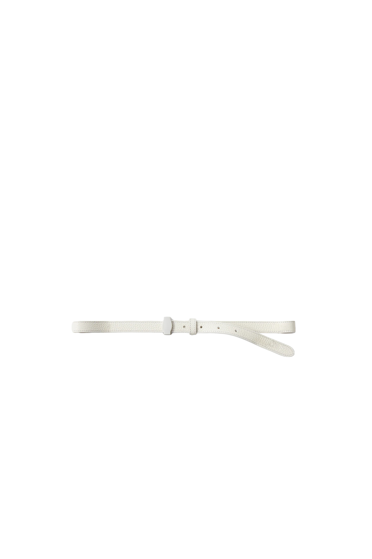 Veronica Beard Dash Belt in Off White