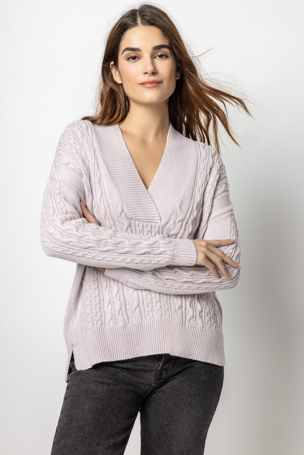 Lilla P Shawl Collar Sweater